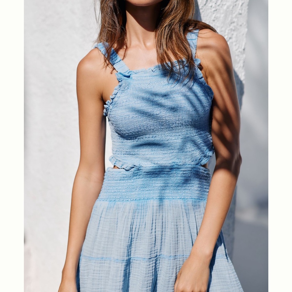 Anthropologie Cut out mini dress